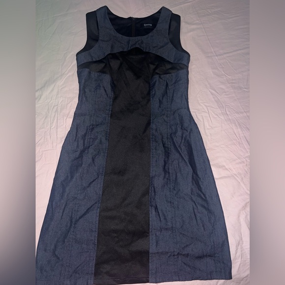 Guess Denim and Black Dress - Picture 1 of 7